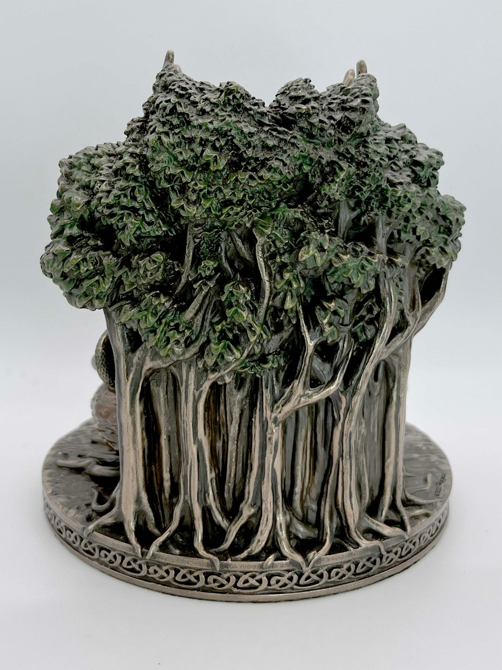 Porta vela Cernunnos en bronce - Imagen 2