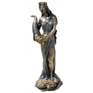 Figura de la Diosa de la Fortuna en bronce 30cm