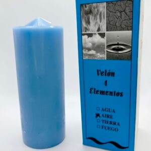 Velón azul preparado al elemento Aire