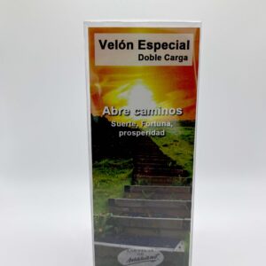 Velón rojo con aceite de ungir para Abrir Nuevos Caminos