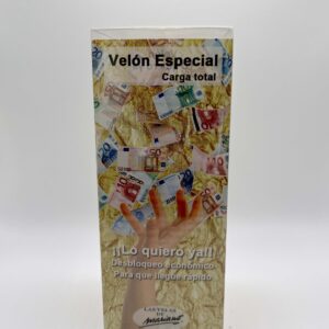 Velón Doble Carga Lo Quiero Ya! Velón Doble Carga Lo Quiero Ya! Velón Doble Carga Lo Quiero Ya! Velón con aceite para ungir Lo Quiero Ya!, atracción económica