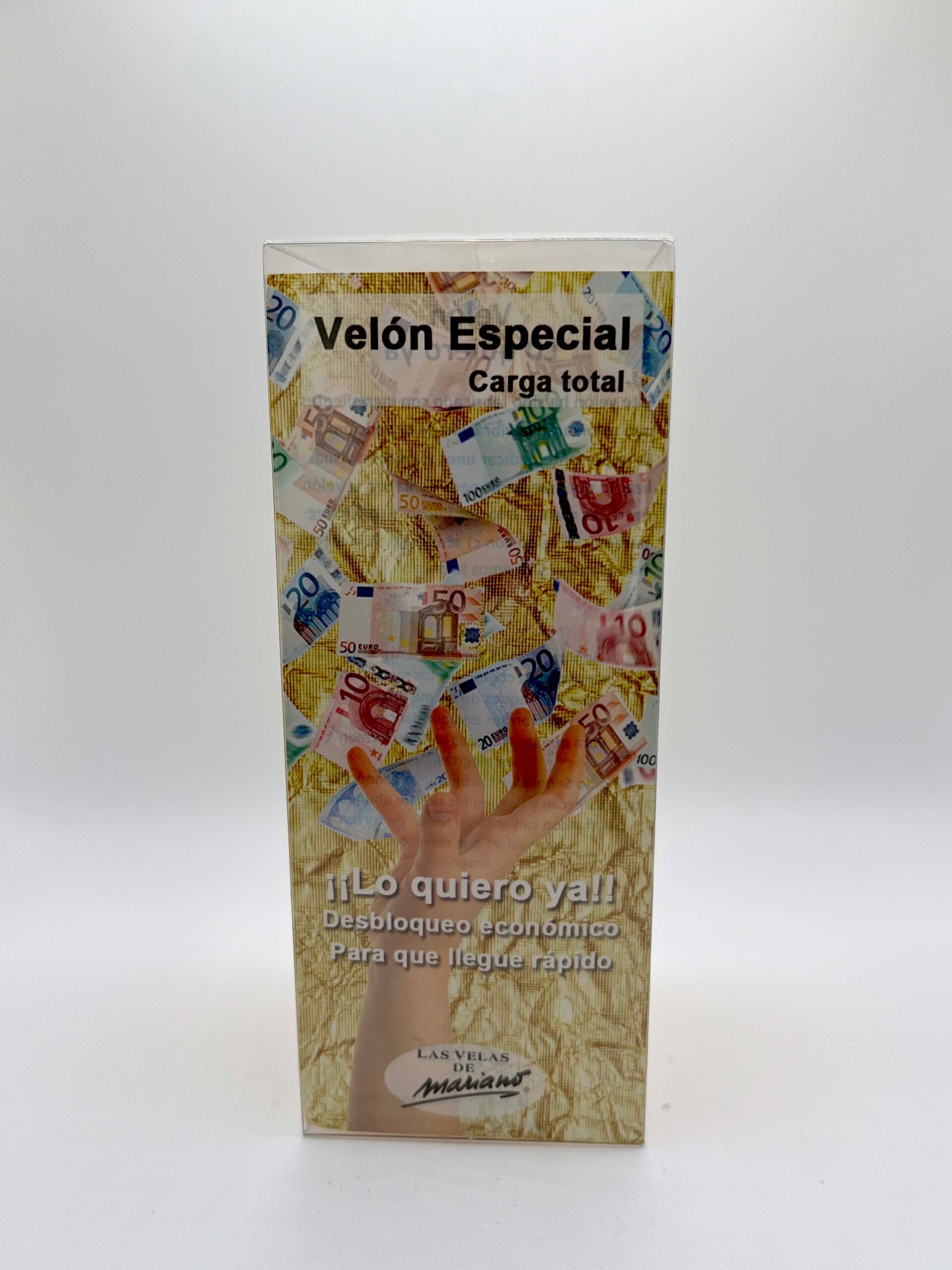 Velón Doble Carga Lo Quiero Ya! Velón Doble Carga Lo Quiero Ya! Velón Doble Carga Lo Quiero Ya! Velón con aceite para ungir Lo Quiero Ya!, atracción económica