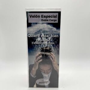 Velón con aceite para ungir Quiero Estar Bien para peticiones de claridad mental